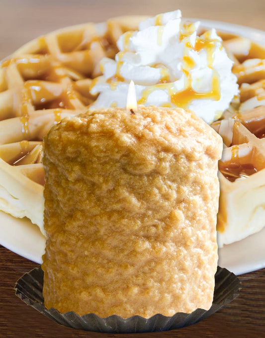 Belgian Pecan Waffles Hearth Candle